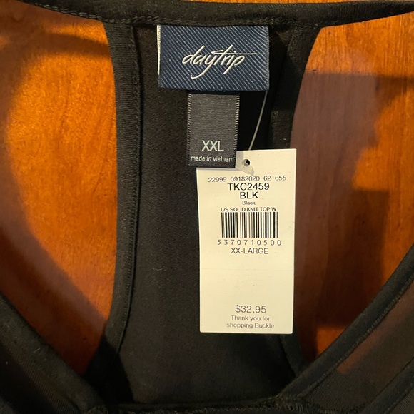 Buckle long sleeve knit tunic - Picture 3 of 5